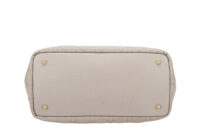 0594. Dior Panera Grey Coated Canvas Tote, Silver Hardware8