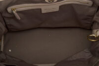 0594. Dior Panera Grey Coated Canvas Tote, Silver Hardware9