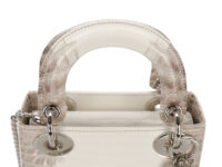 0603. Lady Dior Himilayan Niloticus Crocodile Crystal Pave Hardware11