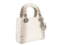 0603. Lady Dior Himilayan Niloticus Crocodile Crystal Pave Hardware2