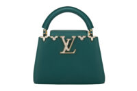 0606. Louis Vuitton Mini Capucines Flower Crown Green Taurillon Leather, Gold Hardware1