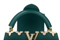 0606. Louis Vuitton Mini Capucines Flower Crown Green Taurillon Leather, Gold Hardware11