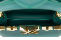 0606. Louis Vuitton Mini Capucines Flower Crown Green Taurillon Leather, Gold Hardware14