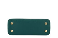 0606. Louis Vuitton Mini Capucines Flower Crown Green Taurillon Leather, Gold Hardware6