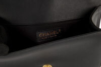 0613. Chanel Boy Bag Small, Black Chevron, Lambskin Leather, Gold Hardware13