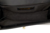 0613. Chanel Boy Bag Small, Black Chevron, Lambskin Leather, Gold Hardware14