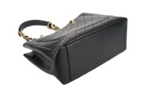 0565. Chanel Shopping Tote Black Caviar Leather, Gold Hardwarex5