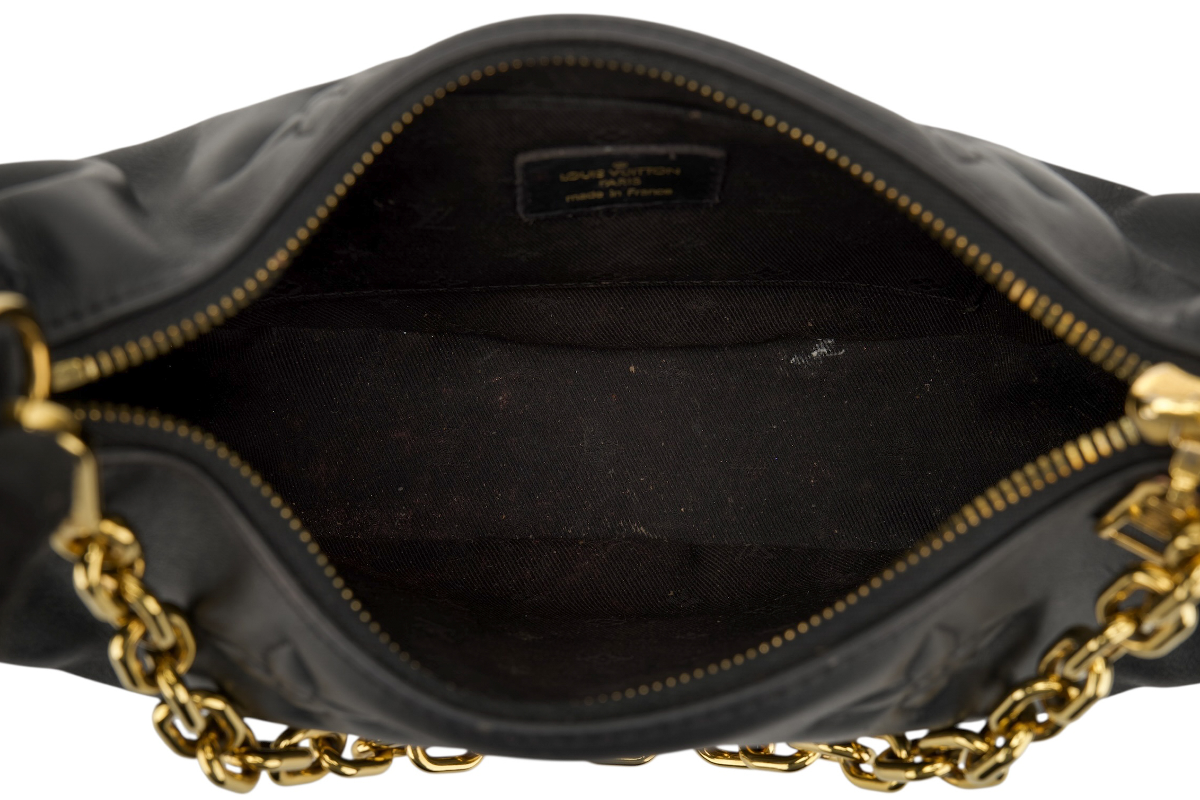 0598. Louis Vuitton Bubblegram Over the Moon Cresent Black Leather, Gold Hardware15