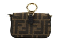 0609. Marya bag 7 - Fendi Nano Baguette Charm Brown FF Zucca Jacquard Fabric, Gold Hardware4