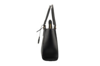 0610. Prada 2Way Small Black Saffiano Leather Tote, Gold Hardware5
