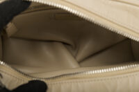 0611. Prada Two Way Camera Bag, Crinkled Nappa Deserto Leather, Silver Hardware14