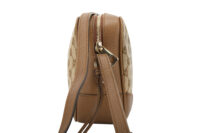 0612. Gucci GG Supreme Medium Camera Bag Beige Canvas, Gold Hardware5