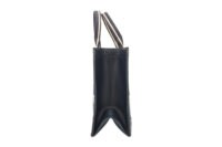 0615. Dior Book Tote Medium Navy Leather Canvas, Gold Hardware3