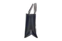 0615. Dior Book Tote Medium Navy Leather Canvas, Gold Hardware5
