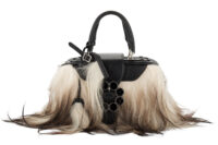 0618. Louis Vuitton Transiberian PM Goat Black Leather Silver Hardware1