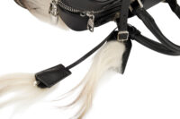 0618. Louis Vuitton Transiberian PM Goat Black Leather Silver Hardware8