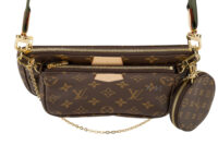 0625. Louis Vuitton Trio Multi Pochette Monogram Canvas, Gold Hardware13