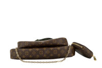 0625. Louis Vuitton Trio Multi Pochette Monogram Canvas, Gold Hardware14