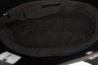 0628. Chanel Ultra Delight Shopping Tote Black Quilted Leather, Silver Hardware13