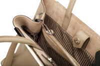 0629. Fendi 2Jours Beige Leather Gold Hardware12