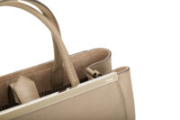 0629. Fendi 2Jours Beige Leather Gold Hardware7