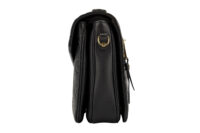 0634. Louis Vuitton Pochette Metis Black Empriente Leather, Gold Hardware5