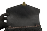 0634. Louis Vuitton Pochette Metis Black Empriente Leather, Gold Hardware9