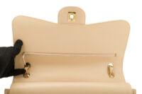 0637. Chanel Jumbo Classic Double Flap Beige Caviar, Gold Hardware10