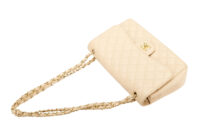 0637. Chanel Jumbo Classic Double Flap Beige Caviar, Gold Hardware15