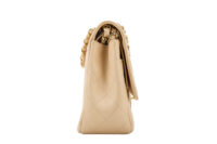 0637. Chanel Jumbo Classic Double Flap Beige Caviar, Gold Hardware3