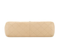 0637. Chanel Jumbo Classic Double Flap Beige Caviar, Gold Hardware6