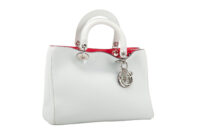 0638. Dior Diorissimo Light Blue Leather, Silver Hardware1