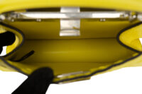 0607. Fendi Peekaboo Micro Selleria Yellow Leather, Silver Hardwar11