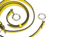 0607. Fendi Peekaboo Micro Selleria Yellow Leather, Silver Hardwar12