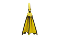 0607. Fendi Peekaboo Micro Selleria Yellow Leather, Silver Hardwar3