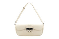 0630. Louis Vuitton Montaigne Pochette White Epi Leather, SIlver Hardware1