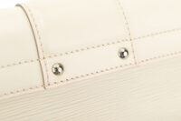 0630. Louis Vuitton Montaigne Pochette White Epi Leather, SIlver Hardware11