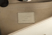 0630. Louis Vuitton Montaigne Pochette White Epi Leather, SIlver Hardware15