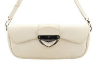 0630. Louis Vuitton Montaigne Pochette White Epi Leather, SIlver Hardware2