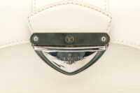 0630. Louis Vuitton Montaigne Pochette White Epi Leather, SIlver Hardware9