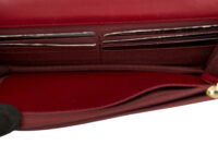 0641. Chanel Metiers D'Arts Burgundy Studded Wallet on Chain, Gold Hardware16
