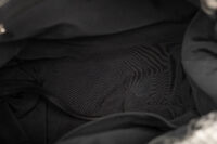 0642. Chanel Coco 32 Rue Cambon Metallic Grey Nylon Tote Shopping Bag11
