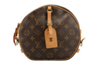 0644. Louis Vuitton Boite Chapeau Monogram Canvas, Gold Hardware1