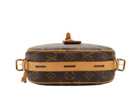 0644. Louis Vuitton Boite Chapeau Monogram Canvas, Gold Hardware6