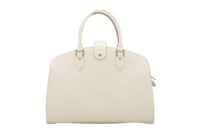 0647. Louis Vuitton Pont Neuf White Epi Leather, Silver hardware4