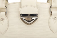 0647. Louis Vuitton Pont Neuf White Epi Leather, Silver hardware8