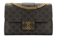 0649. Celine Medium Victoire Celine Canvas, Gold Hardware1