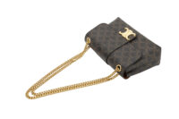 0649. Celine Medium Victoire Celine Canvas, Gold Hardware10