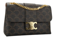 0649. Celine Medium Victoire Celine Canvas, Gold Hardware2