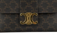 0649. Celine Medium Victoire Celine Canvas, Gold Hardware7